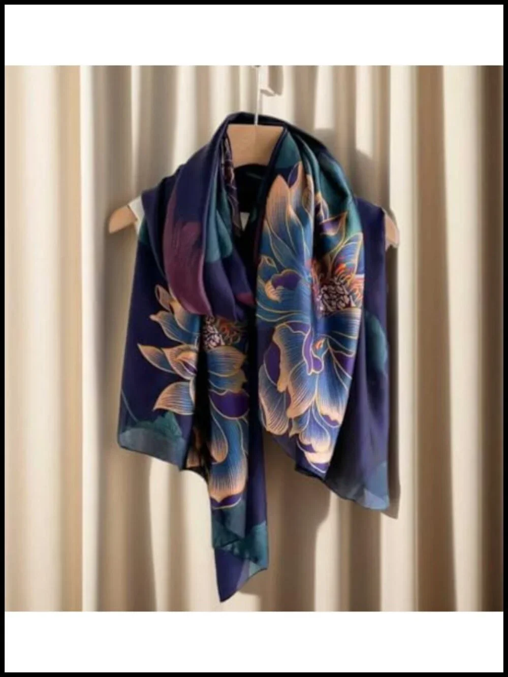 Women's Printed Lightweight Fashion Scarf Shawl Wrap 70x35 inch Polyester